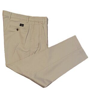Docker Men's Pants Classic Fit Gabardine 100% Cotton Color Sand W34 L29